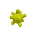 textured multi-pointed ball natural rubber educational toy